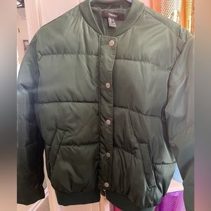 Forest Green puffer jacket